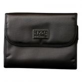 Black Makeup Bag With Slots For Brushes