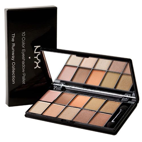 NYX 10 cores da paleta da sombra